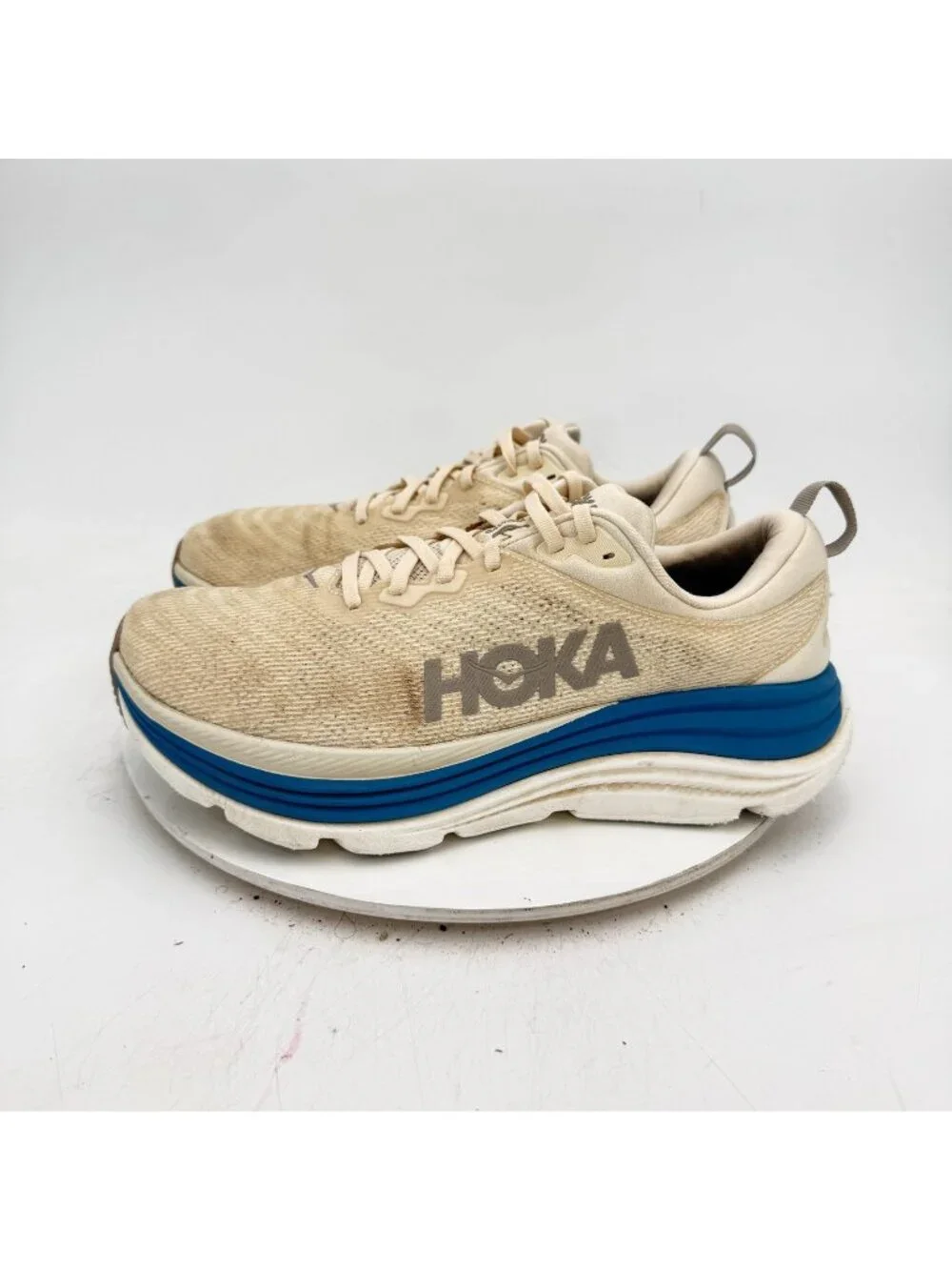 Hoka One One Gaviota 5 Men Size 11 2E 1127929 BHFG Birch Foggy Night Shoes
